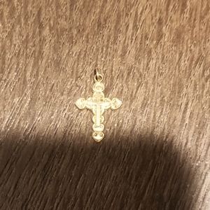 14k gold cross